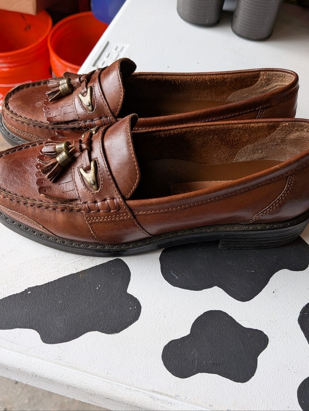 Women's Brown Penny Loafers